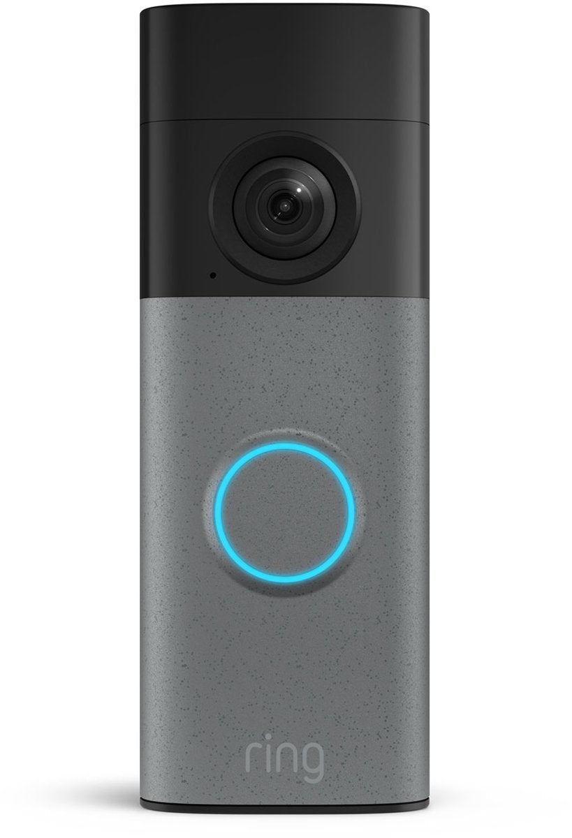 Sonnette vidéo Ring sur batterie (dernière génération) - gris moucheté - vidéo 2k