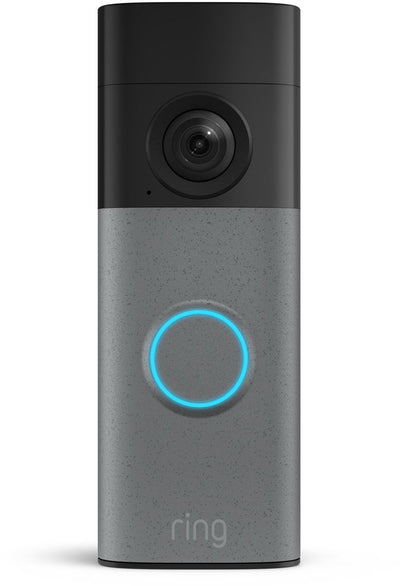 Sonnette vidéo Ring sur batterie (dernière génération) - gris moucheté - vidéo 2k