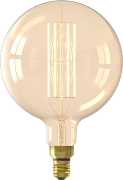 Calex megaglobe xxl or - lampe LED e27 - source de lumière à filament dimmable - 10,5w - lumière blanc chaud