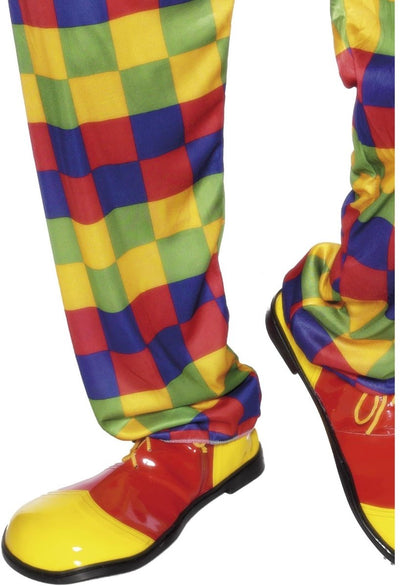 Chaussures de clowns Smiffys rouge jaune - chaussures oversize