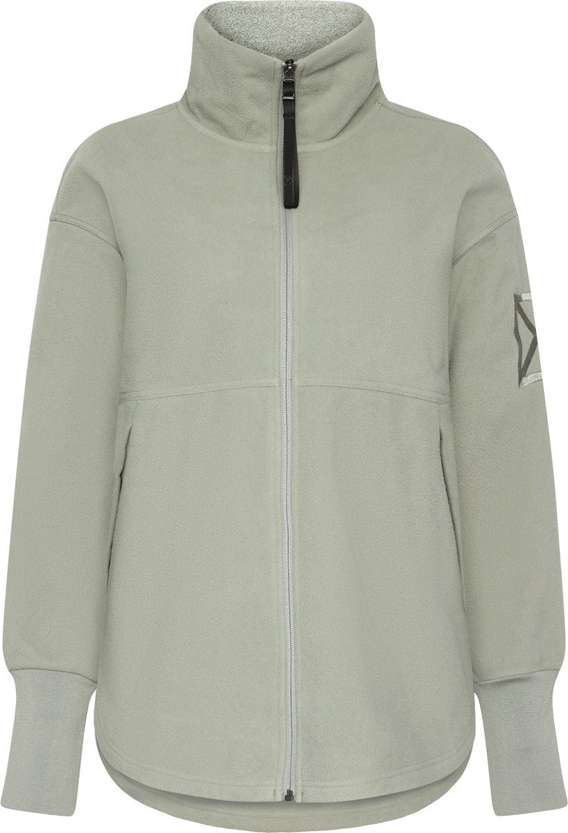 Didriksons veste outdoor femme ronja wns fullzip - feuille sauvage