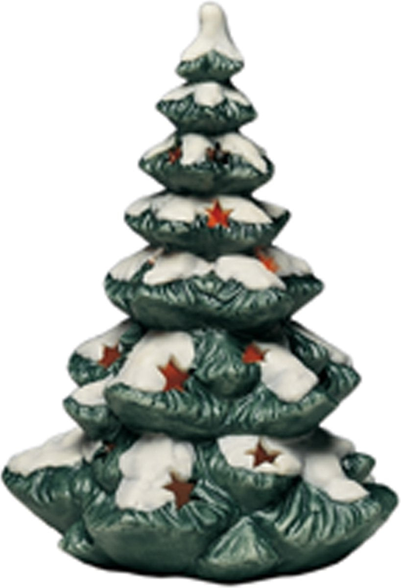 Goebel - Noël | decorative image figure light tree | poterie - 18cm - Sapin de Noël