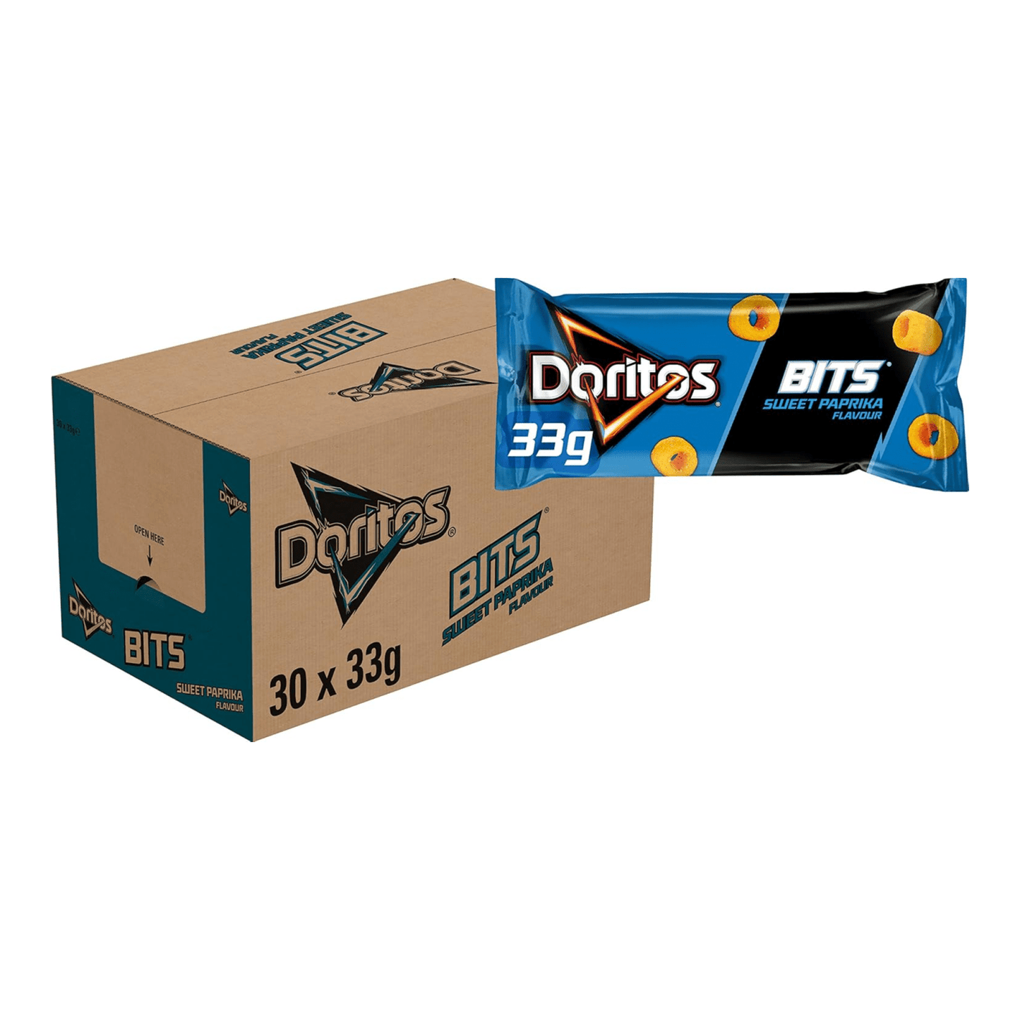 Doritos morceaux de paprika doux bleu (30x 33gr)