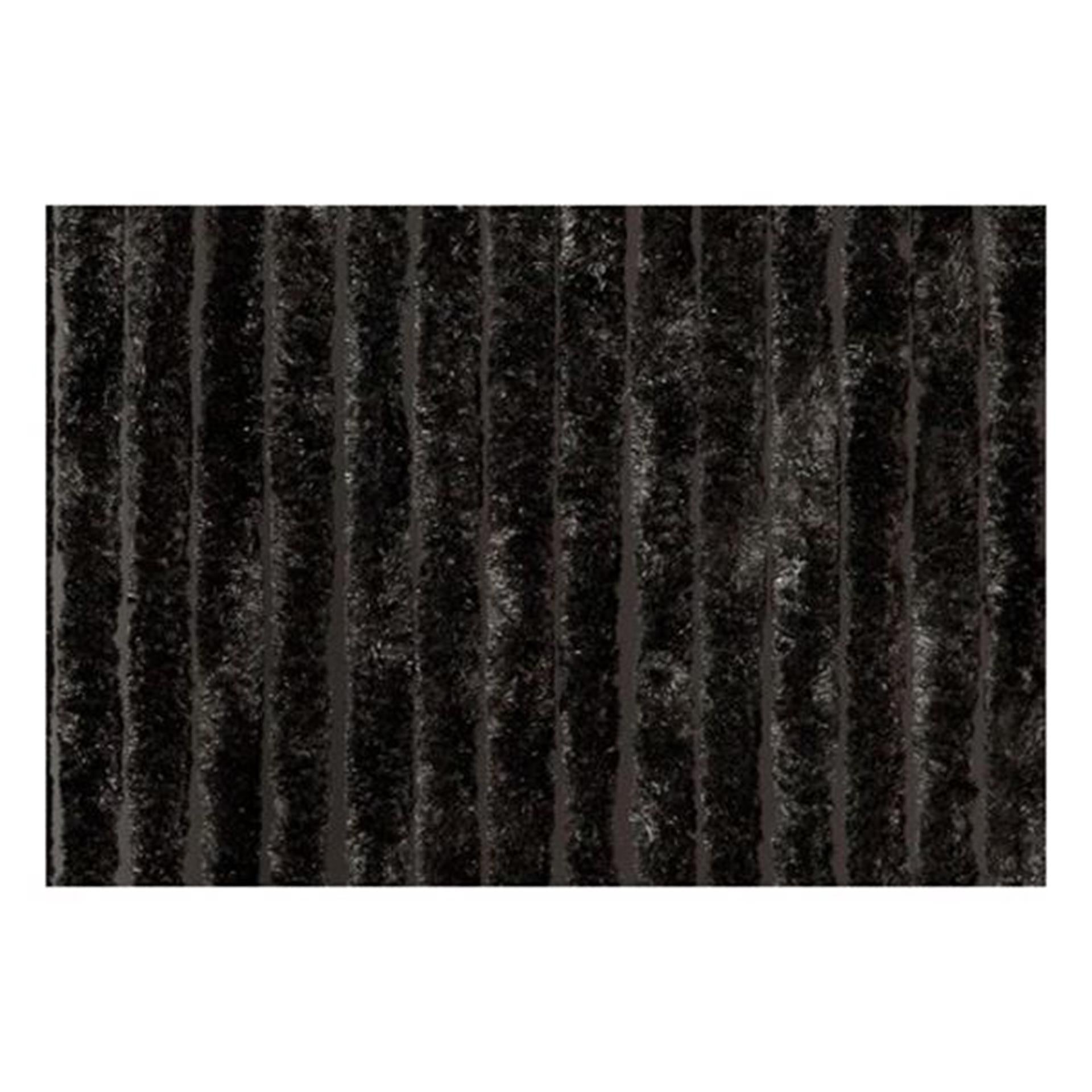 Wicotex rideau queue de chat 90x220 noir