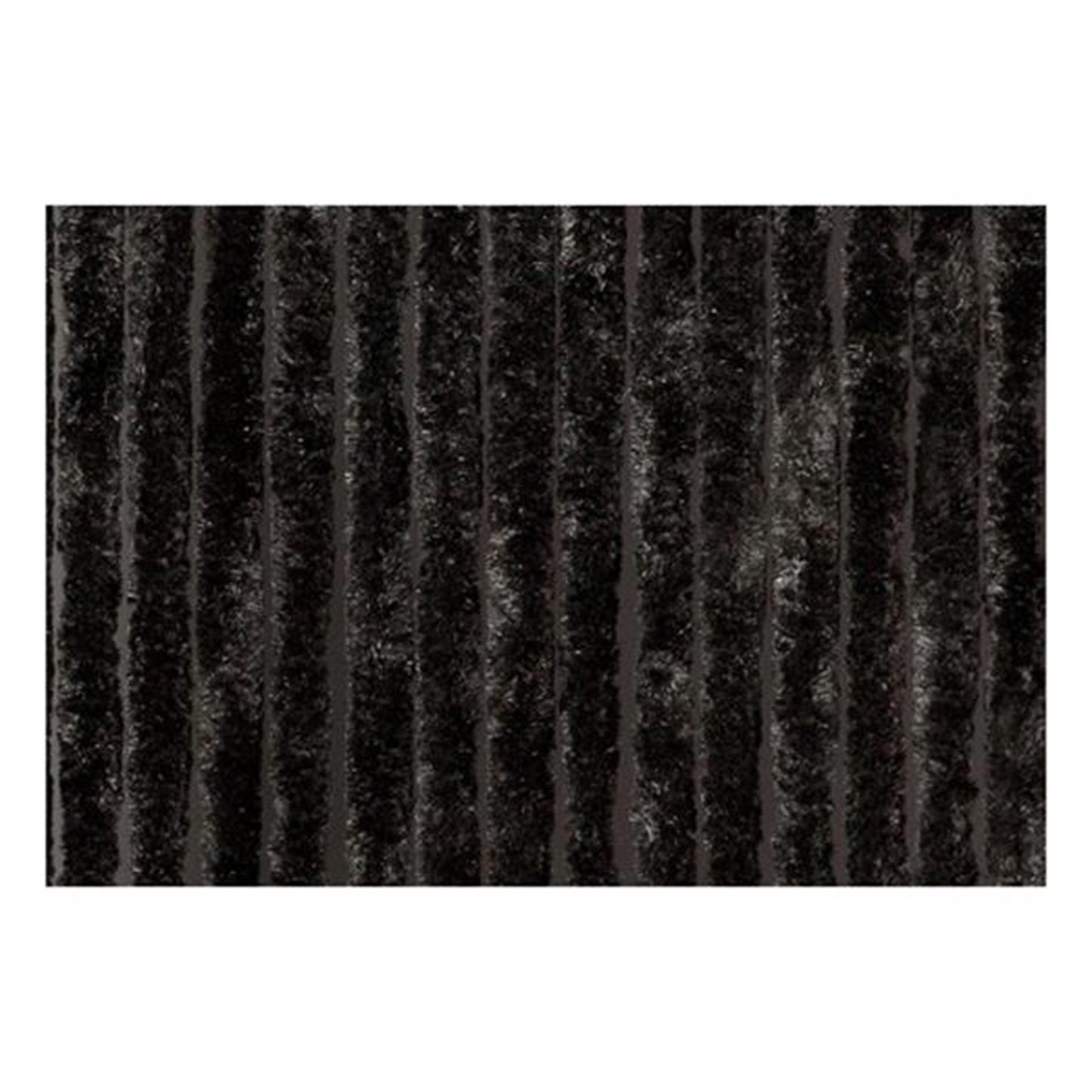 Wicotex rideau queue de chat 100x240 noir