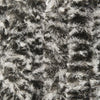 Wicotex rideau de porte quenouille 100x240cm noir blanc gris