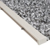 Wicotex rideau de porte quenouille 100x240cm noir blanc gris
