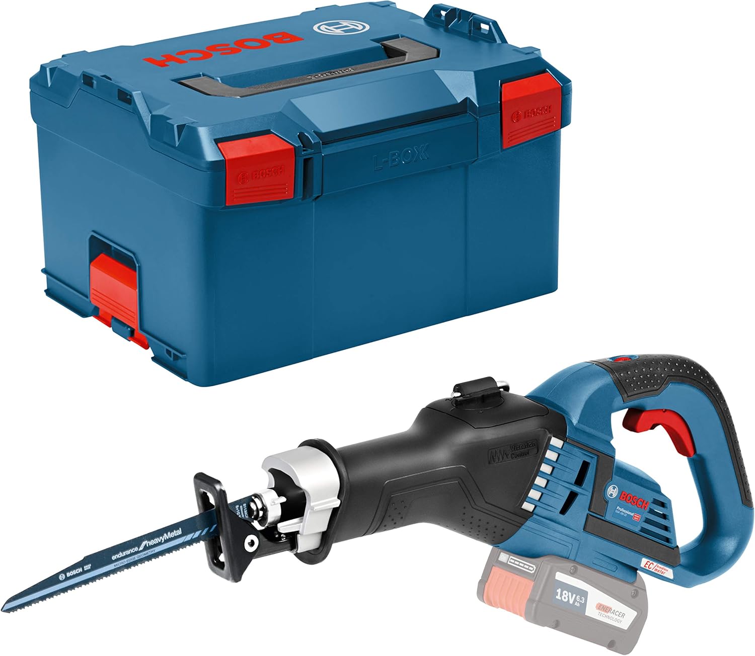 Bosch bleu gsa 18v-32 | 18v | Li-ion | scie alternative sans fil | carrosserie en l-boxx - 06016a8104
