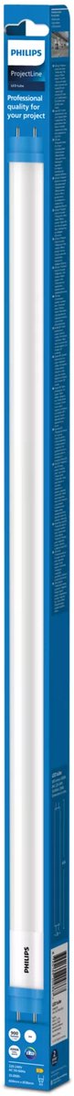 Tube fluorescent LED Philips T8 haut rendement - 8 W - G13 - lumière blanc froid - 600 mm