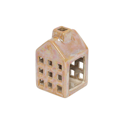 Countryfield photophore maison s jaune 6x6x10cm