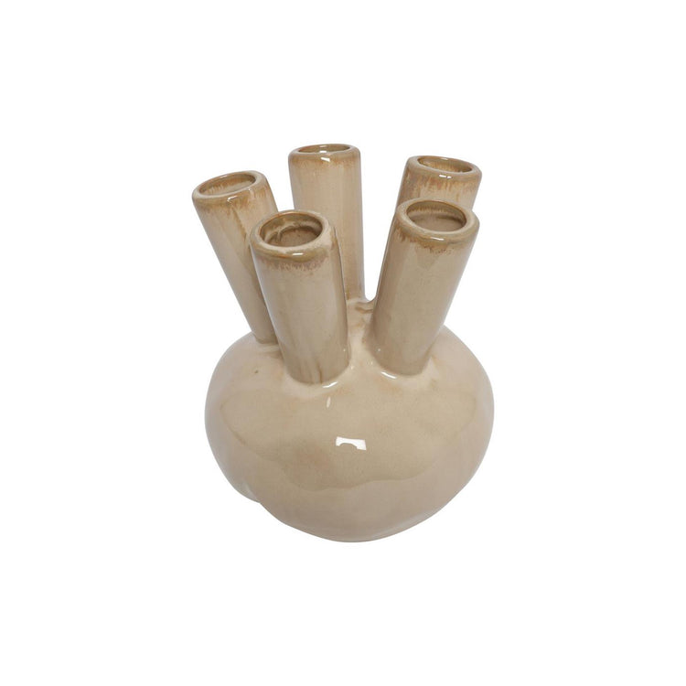 Vase tulipe Countryfield m beige 18,5x18,5x21cm