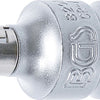Adaptateur d'embout Bgs technic avec bille de retenue carré 1 2 vers hex 1 4