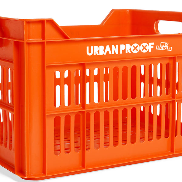 Caisse à vélo Urban Proof plastique recyclé 30l orange 40x30x25 cm