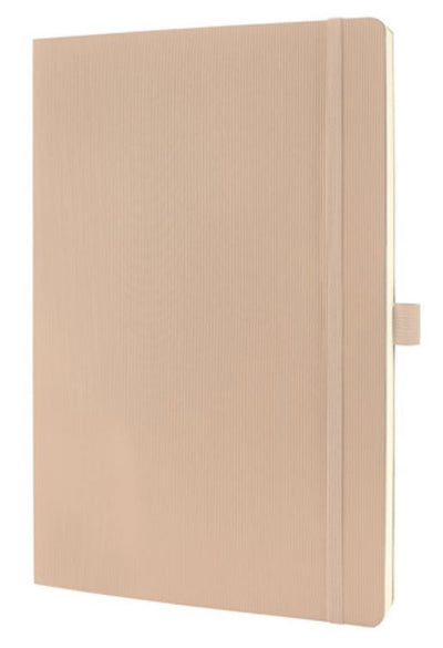 Carnet Sigel - conceptum pure - a5 - beige - couverture rigide - 194 pages - 80 grammes - ligne - si-co651