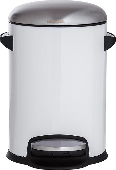 Sealskin cosmic - poubelle à pédale 3 litres sur pied - blanc