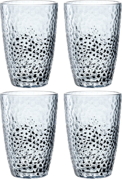 Verre à long drink Leonardo 340ml bleu matera - lot de 4