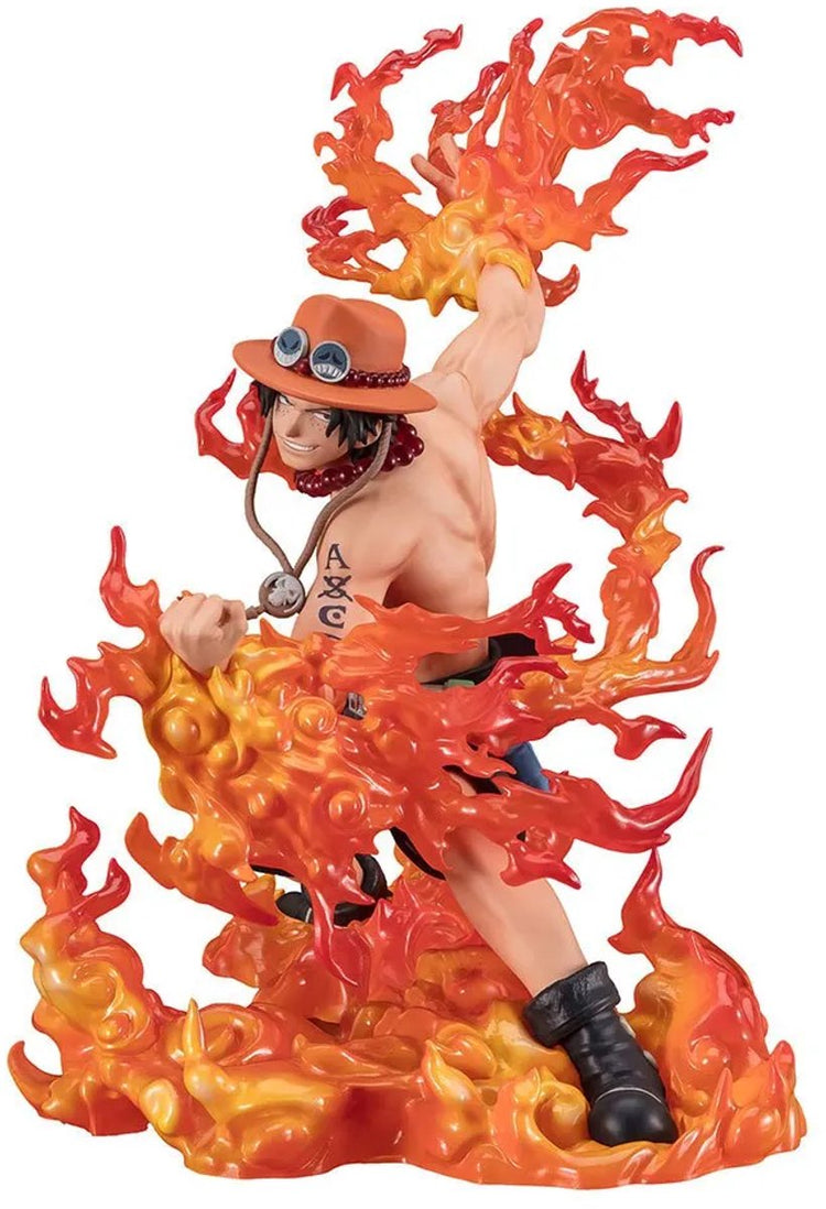 Bandai une pièce figuartszero statue pvc (bataille supplémentaire) portgas. d. as - one piece bounty rush 5ème anniversaire - 17 cm