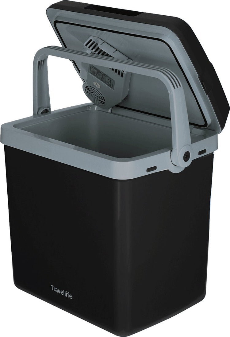 Glacière thermoélectrique Travellife TL32 anthracite - 25l - ac dc - 12v 230v - convient pour bouteilles de 1,5 l