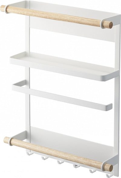 Réfrigérateur à grille de cuisine magnétique Yamazaki - tosca - blanc