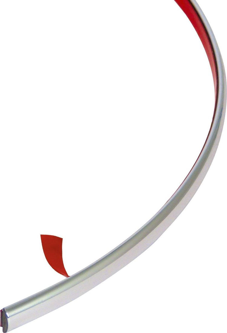 Carpoint bande décorative chromée autocollante 6mm cadre 8m universel extérieur et intérieur