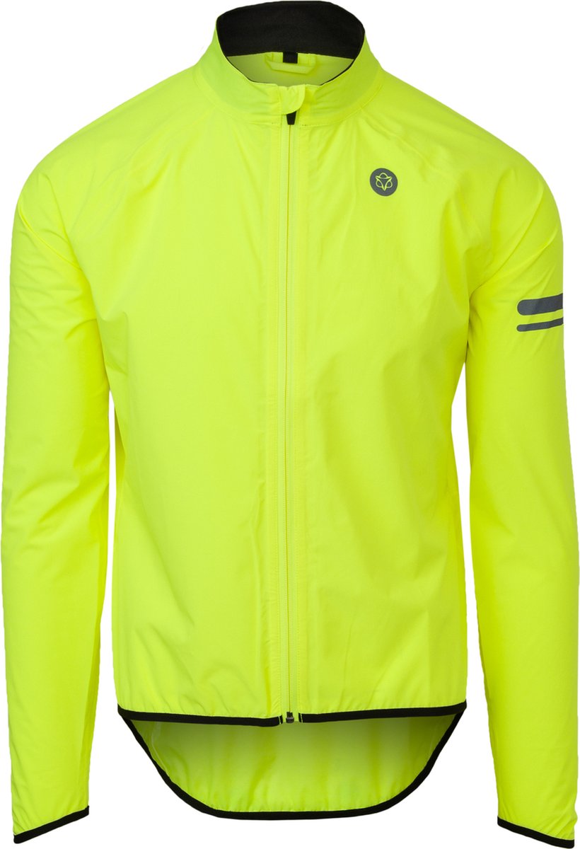 Agu veste de pluie essential hommes haute visibilité jaune fluo m