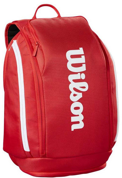 Sac à dos de tennis Wilson super tour rouge - spacieux et fonctionnel