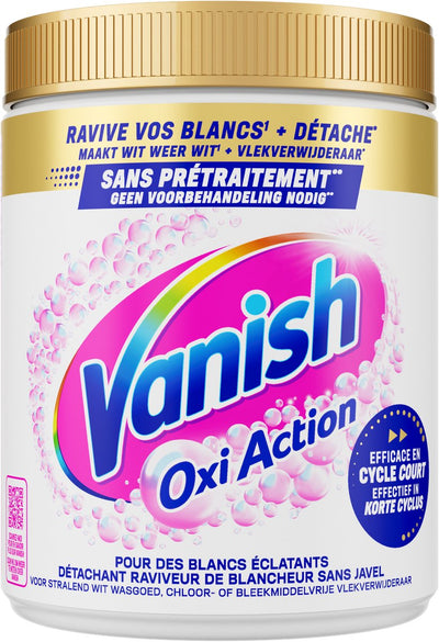 Poudre détachante Vanish oxi action - cire blanche - 940g