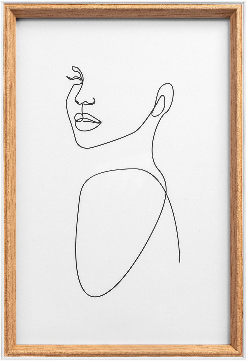 Silhouette Walther - cadre en bois - format photo 20x30 cm - hêtre