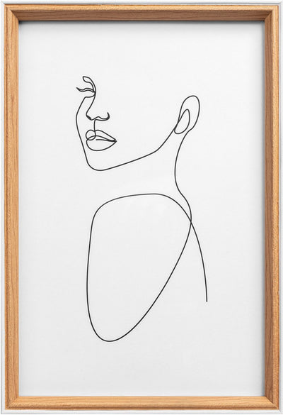 Silhouette Walther - cadre en bois - format photo 20x30 cm - hêtre