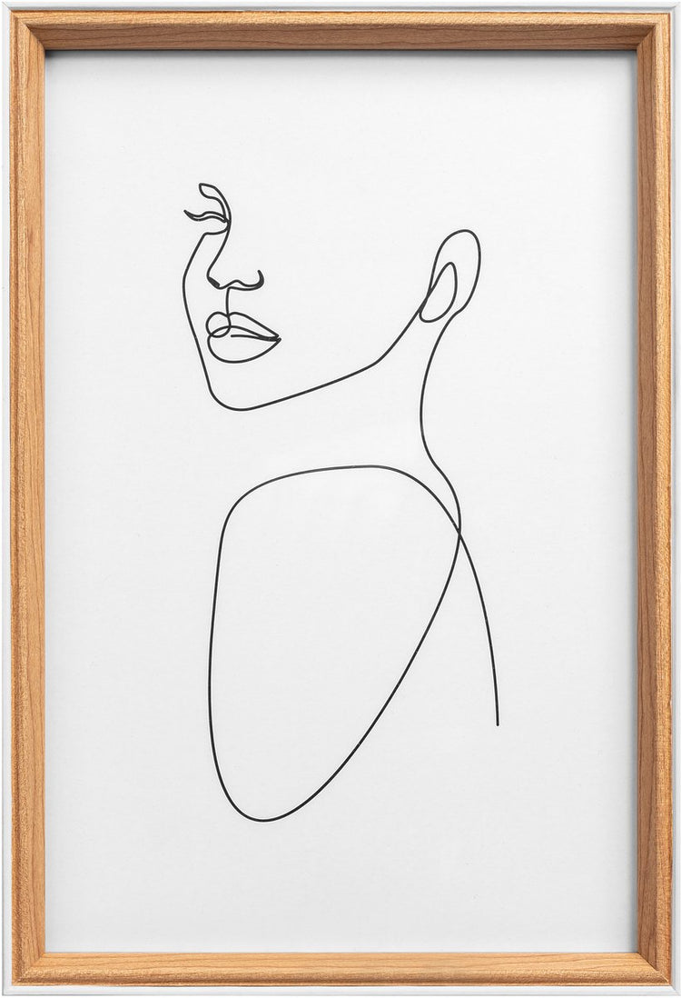Silhouette Walther - cadre en bois - format photo 20x30 cm - hêtre