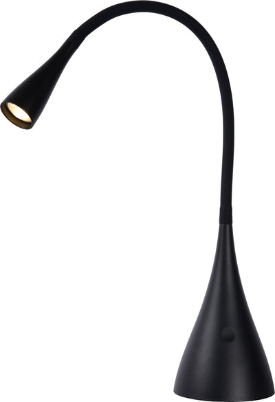 Lucide zozy - lampe de bureau - led 3 stepdim - 1x4w 3000k - noir