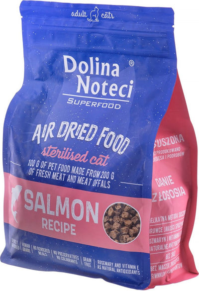 Dolina noteci superfood saumon stérilisé pour chat - nourriture séchée pour chat - 1 kg