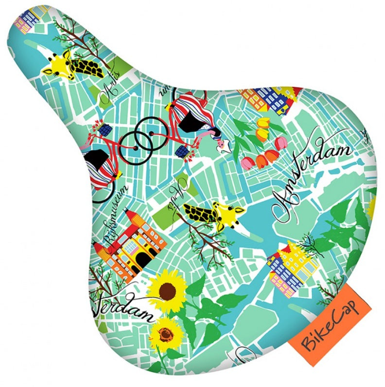 Tapis de selle BikeCap ​​​​Get Lost Amsterdam