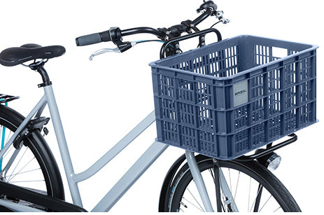 Caisse à vélo Basil L - grande - 40 litres - bleue