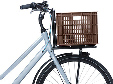 Caisse à vélo Basil L - grande - 40 litres - marron