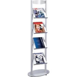 Porte-brochures Kerkmann Sirius argent 4 x A4