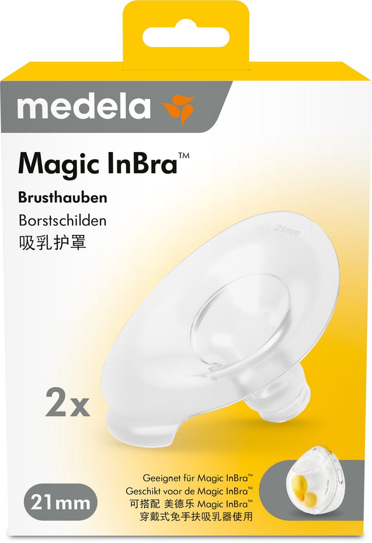 Medela magic inbra™ – téterelles 21 mm (m) - pour tire-lait sans fil – 2 pièces
