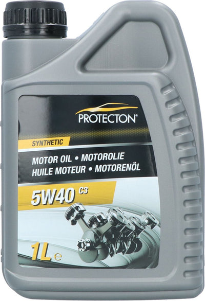Huile moteur Protecton 5w-40 c3 - synthétique - pour moteurs essence, GPL et diesel - économie de carburant moyenne - spécialement développée pour les moteurs diesel à injecteur-pompe - 1 litre