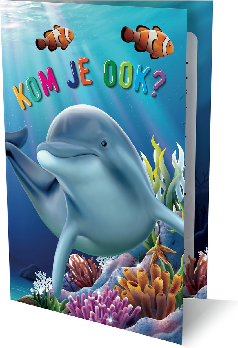 Invitations Interstat dauphin 2 pk 933 - lot de 6