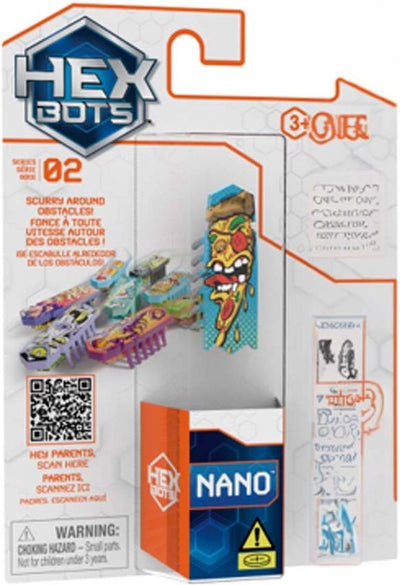 Hex bots - jouets nano sensoriels uniques avec technologie de vibration, jouets anti-insectes et mini jouets robots