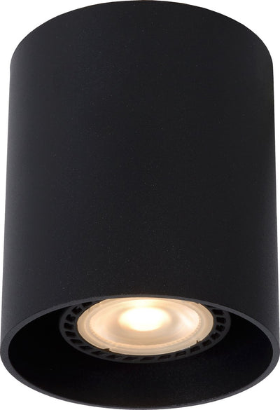 Lucide bodi - spot de plafond (plafonnier) - ø 8 cm - 1xgu10 - noir