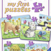 Ravensburger - Mignon Puzzle des animaux de compagnie 4in1