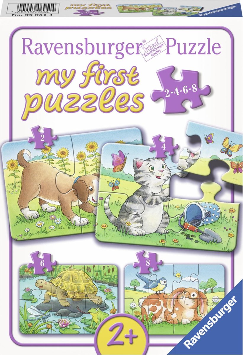 Ravensburger - Mignon Puzzle des animaux de compagnie 4in1