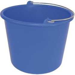 Seau de 12 litres bleu