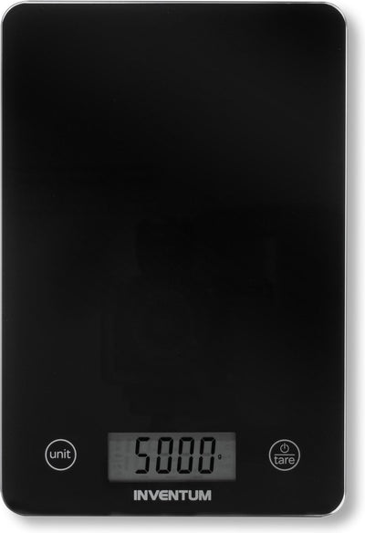 Inventim Invetum WS305B Scale de cuisine numérique Verre noire