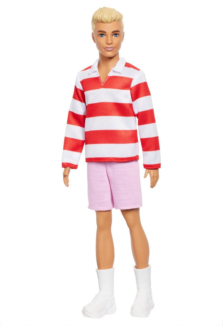 Barbie Fashionista Ken Stripe rouge et blanc