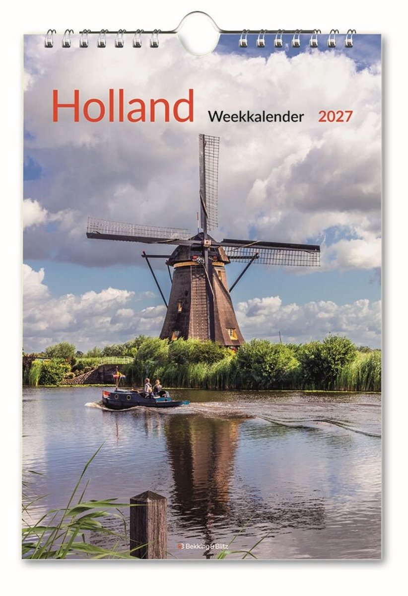 Calendrier hebdomadaire Hollande 2027