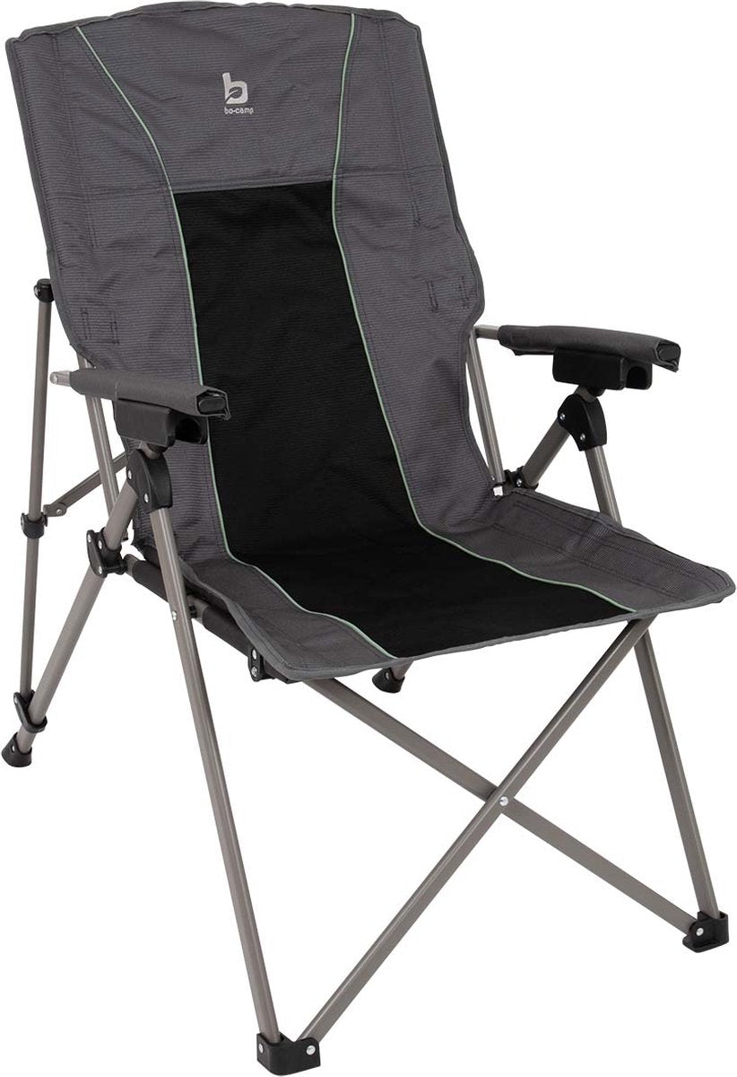 Bo-camp - chaise pliante - fraser - 4 positions - anthracite
