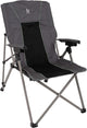 Bo-camp - chaise pliante - fraser - 4 positions - anthracite