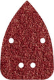 Wolfcraft - papier de verre souris grain 80 - 10 pièces - 96 x 136 mm - feuille abrasive multi-ponceuse autocollante - 1757000